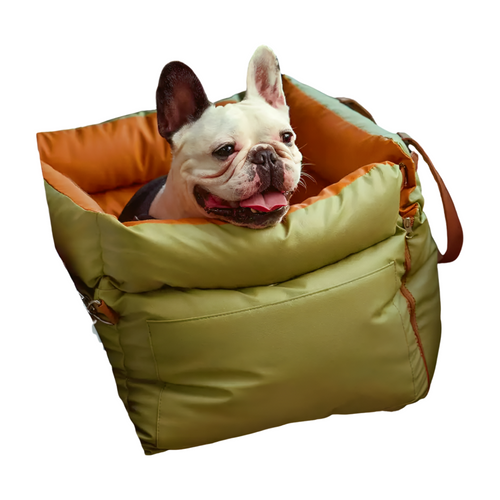 Dog Car Seat Bed with Safety Buckle